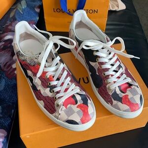 Camo Monogram Louis Vuitton Sneakers
